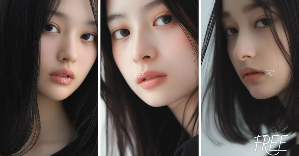 [Beauty] Set of 6 free stock images of a 