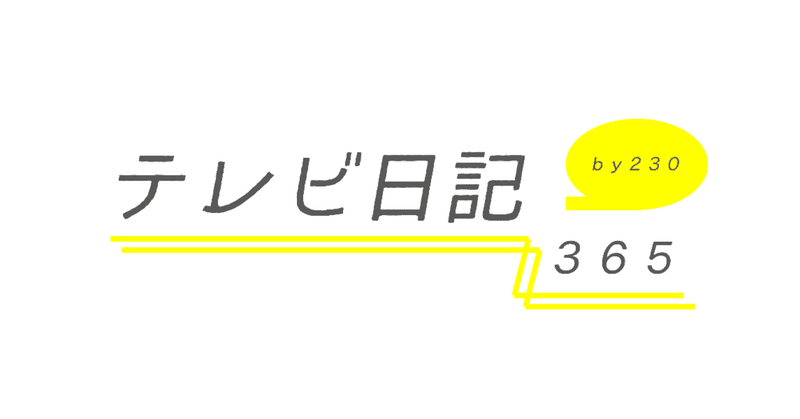 テレビ日記