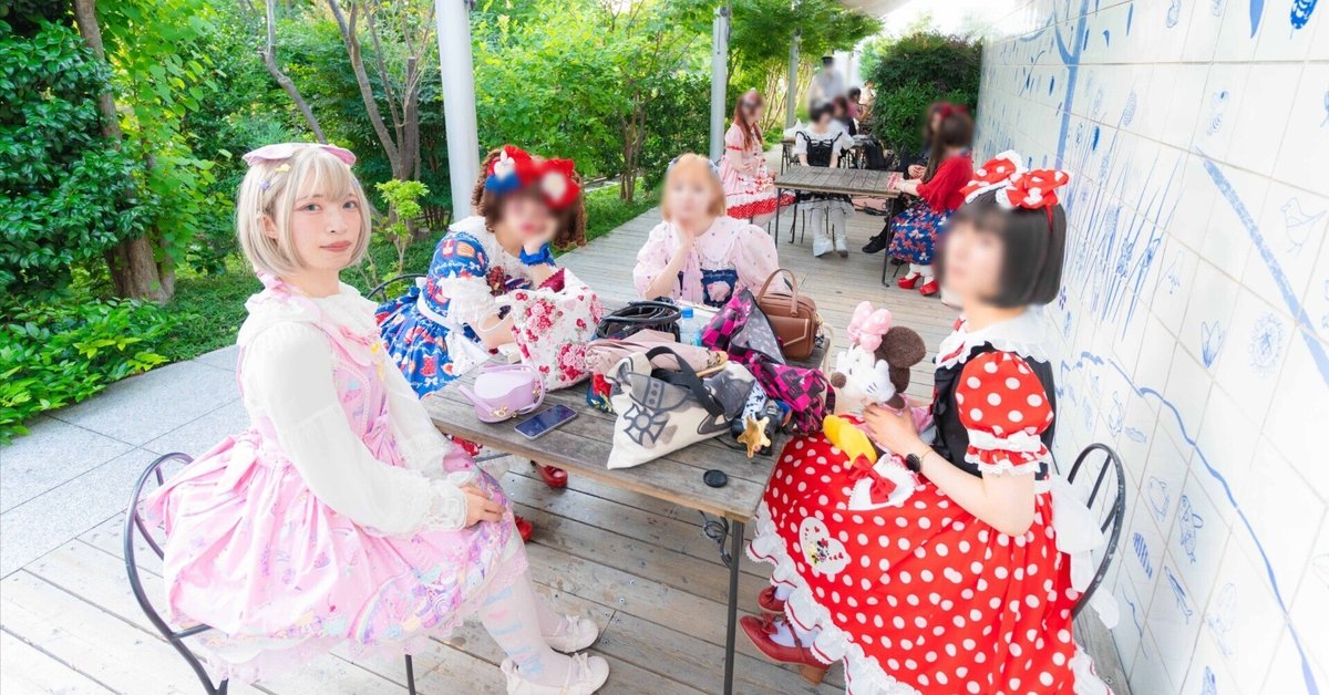 Lolita】男性だけど個人的最難関のピンクの甘ロリコーデでお茶会