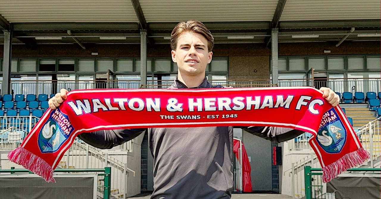 【移籍】ジェイデン・クローハーストが加入｜Walton & Hersham FC Japan