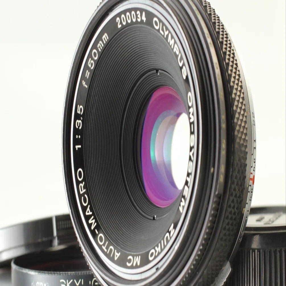 Olympus OM-SYSTEM 50mm F/3.5の分解｜フィルムカメラ修理のアクアカメラ