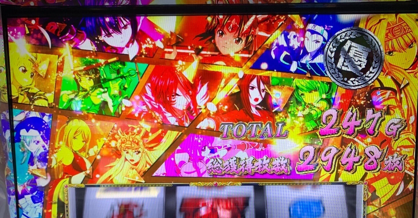 スマスロ L戦国乙女4 設定56確定(設定5以上確定) 8900G実践データ