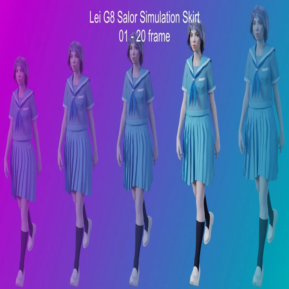 DAZ on Blender｜クロスシミュレーション（スカート編） - DAZ.Ble