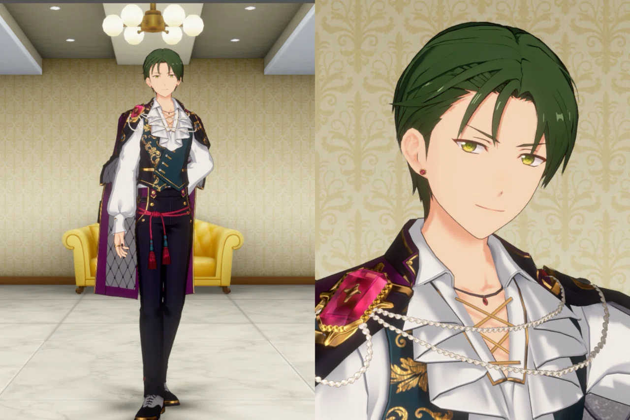 蓮 巳 敬人 メガネ fanart あんスタMusic 無二の眼鏡 蓮巳 敬