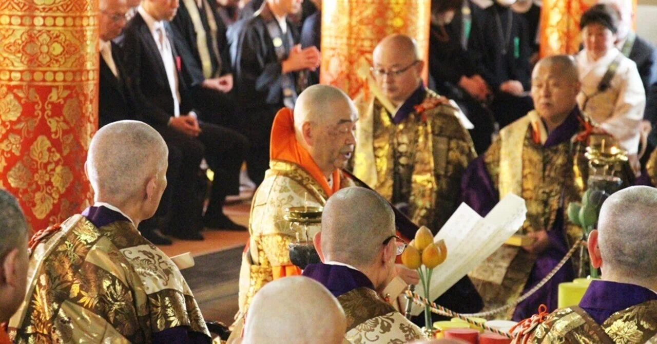 真言宗醍醐派管長・総本山醍醐寺座主 岡田宥秀 掛軸 一痕新月上梧桐 独自】座主終身制見直しか 真言宗醍醐派、年内にも｜文化時報社