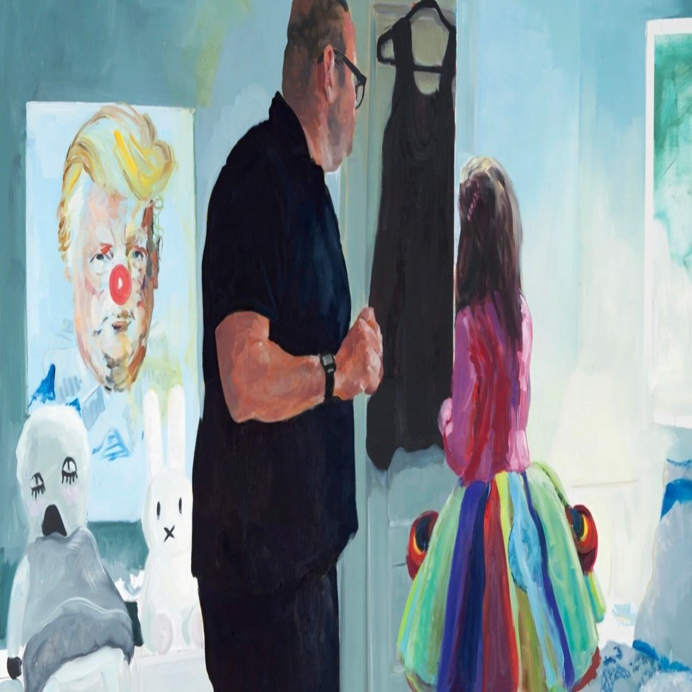 エリック・フィッシュルがトランプ時代の新しい絵画を発表-CNN