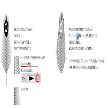 Illustrator 羽が舞い散る背景を作る おまけ 孔雀の羽を描く Fmic7743 Note