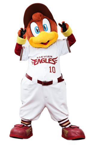 天イーグルス EAGLES キャラクター クラッチ 帽子 ぬいぐるみ