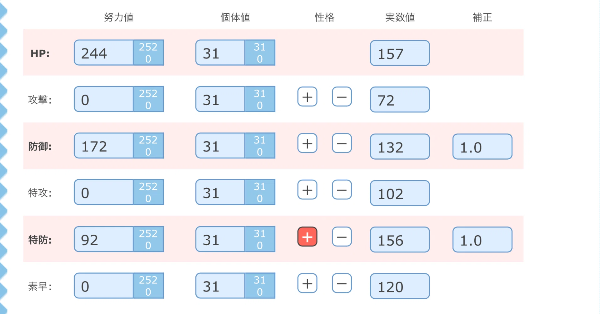 性格 補正 ポケモン
