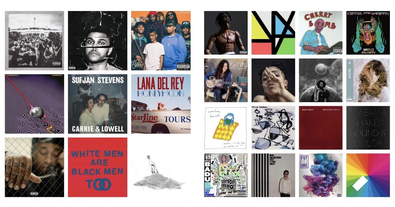 最安 2015年個人的洋楽ベストアルバム25｜kikix 洋楽