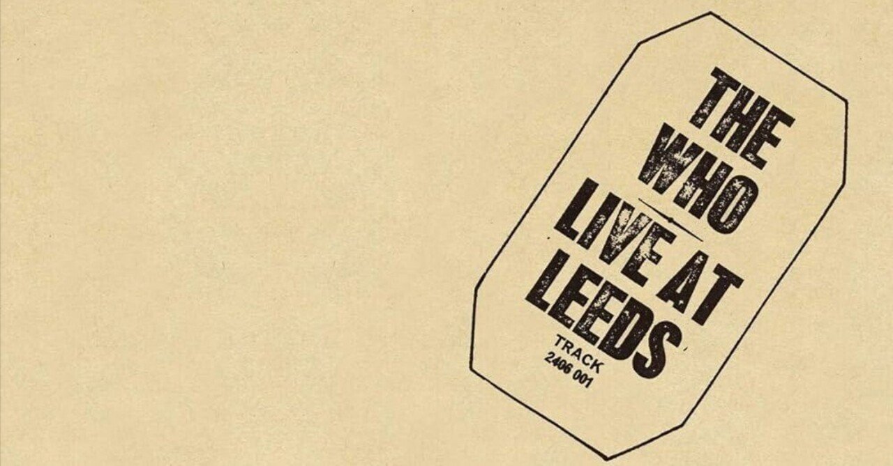THE WHO LIVE AT LEEDS バンドスコア The Who - Live At Leeds (Half-Speed Master) - Amazon.com Music