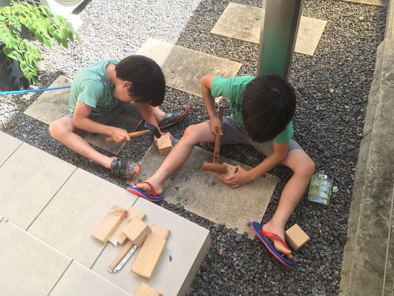 子ども達と天狗下駄を作って遊んだ話 えはな食堂 Note