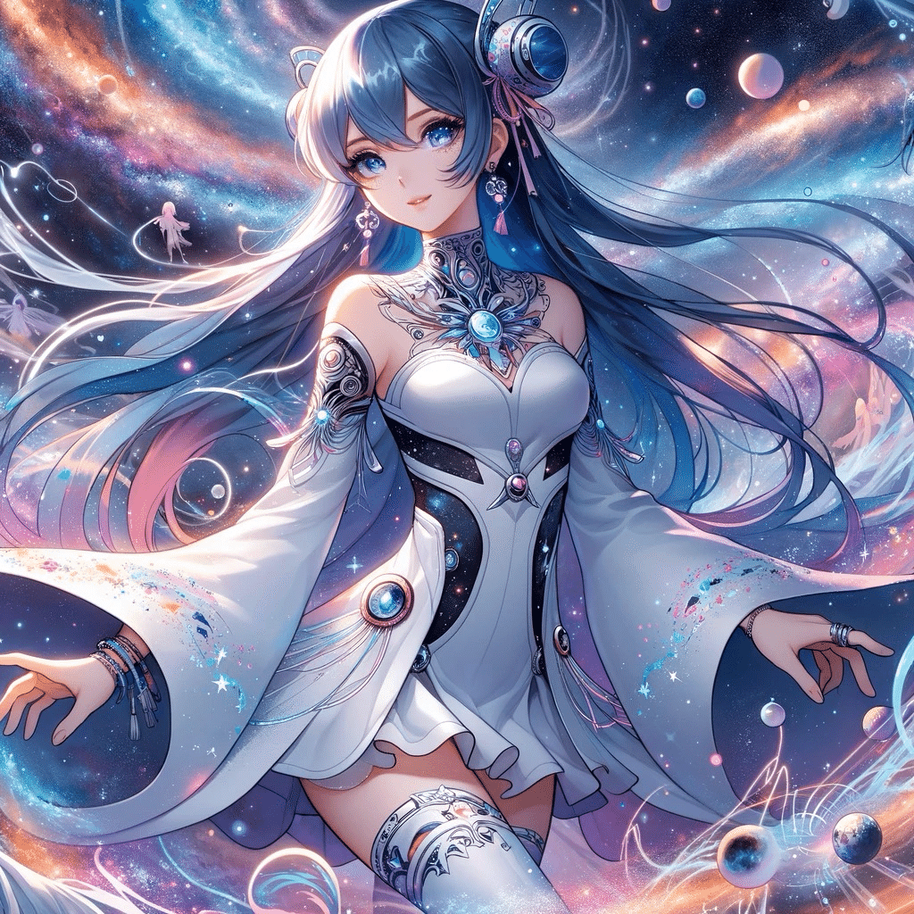 DALL-E3とDrawThingsとStable Diffusion 七夕ですね 織姫を描いて