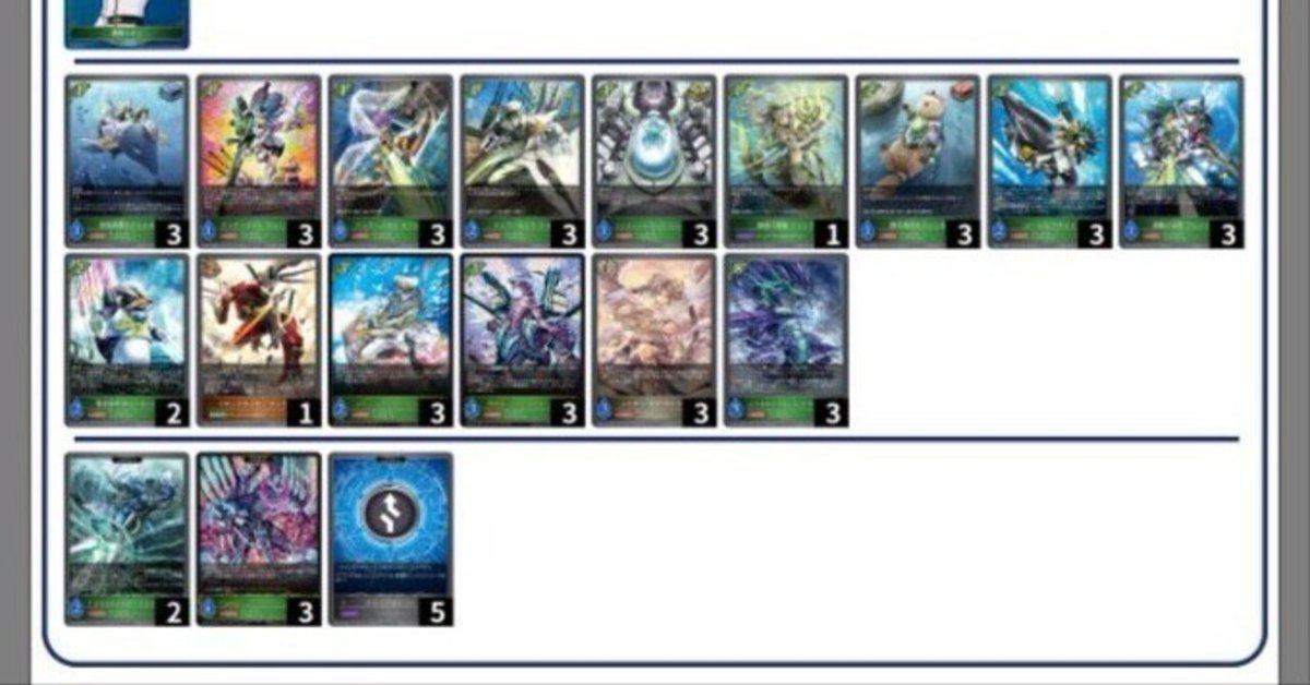 ヴァンガード アクアフォースデッキパーツ アクアフォース所感|Token
