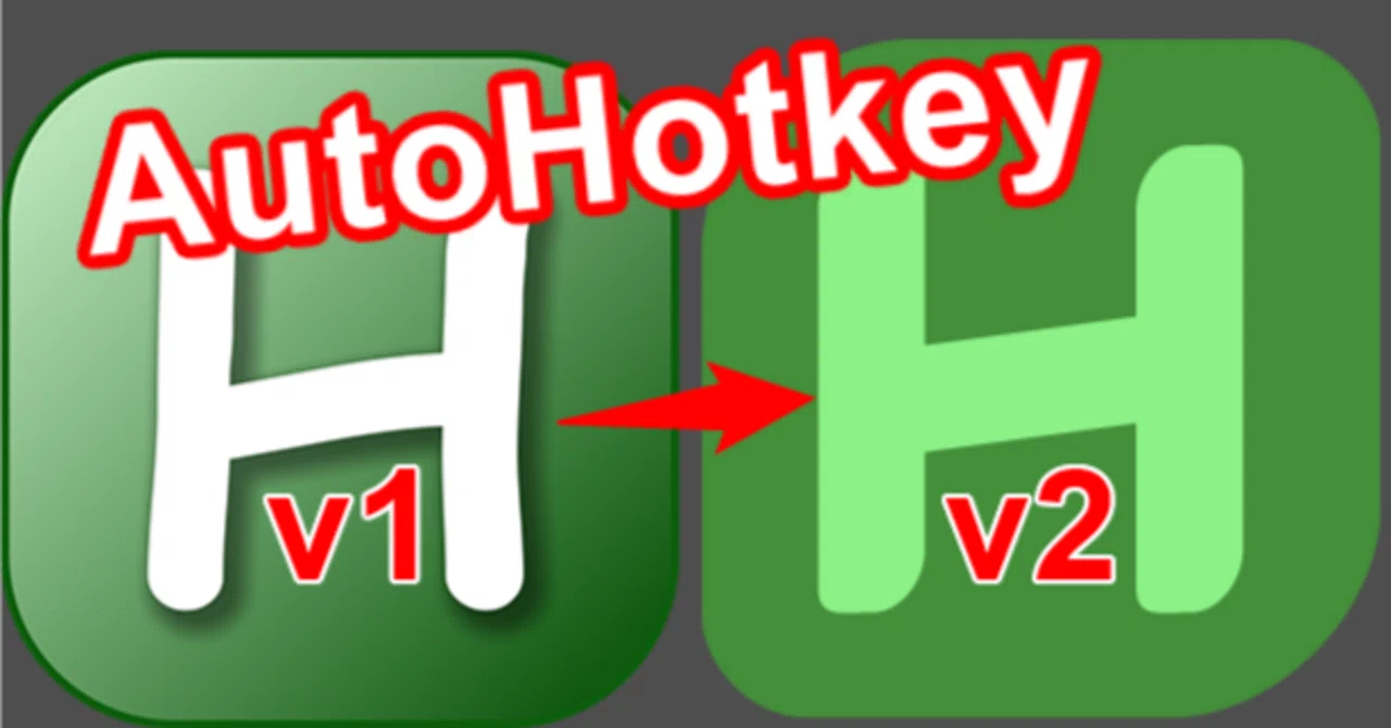AutoHotkey V1 v2 autohotkey-v1-v2