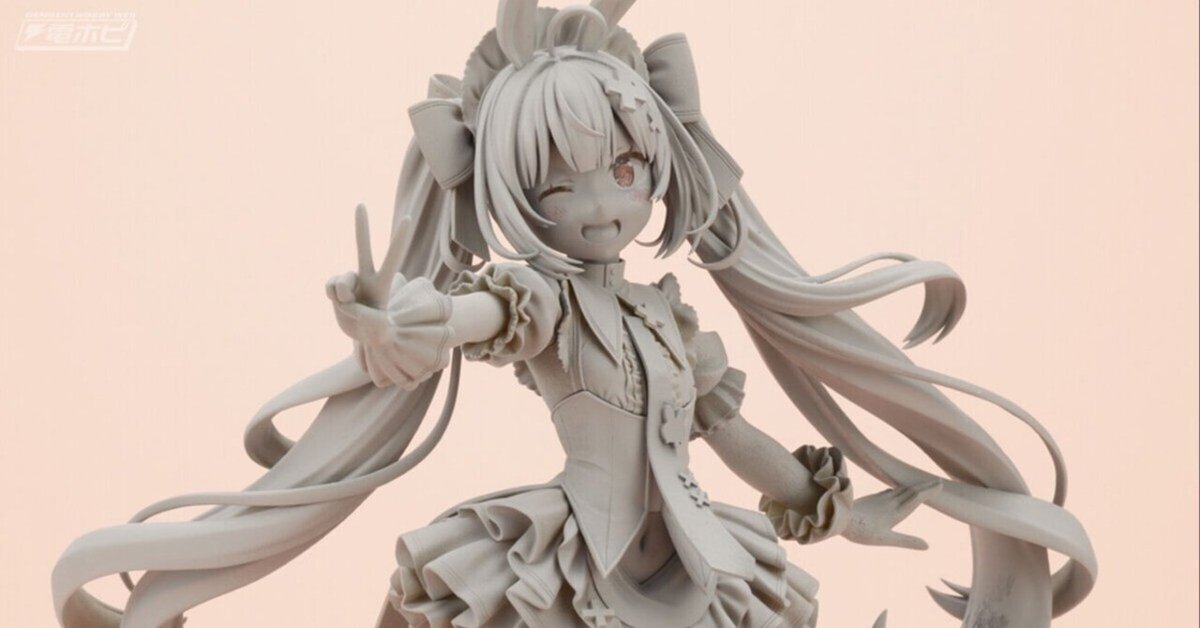 VTuber・兎鞠まりさんのスケールフィギュア原型が初公開！弾ける