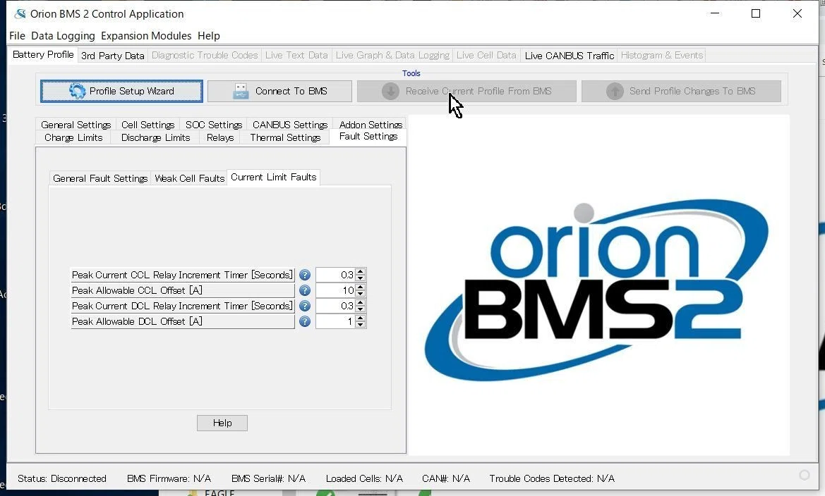 Orion BMS2 Control Application の使い方解説｜バーチャルロボット建造師 華姉りあん / リアルロボット建造師 ...