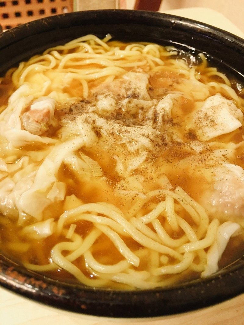 雲呑麺 デビ愛染 Note