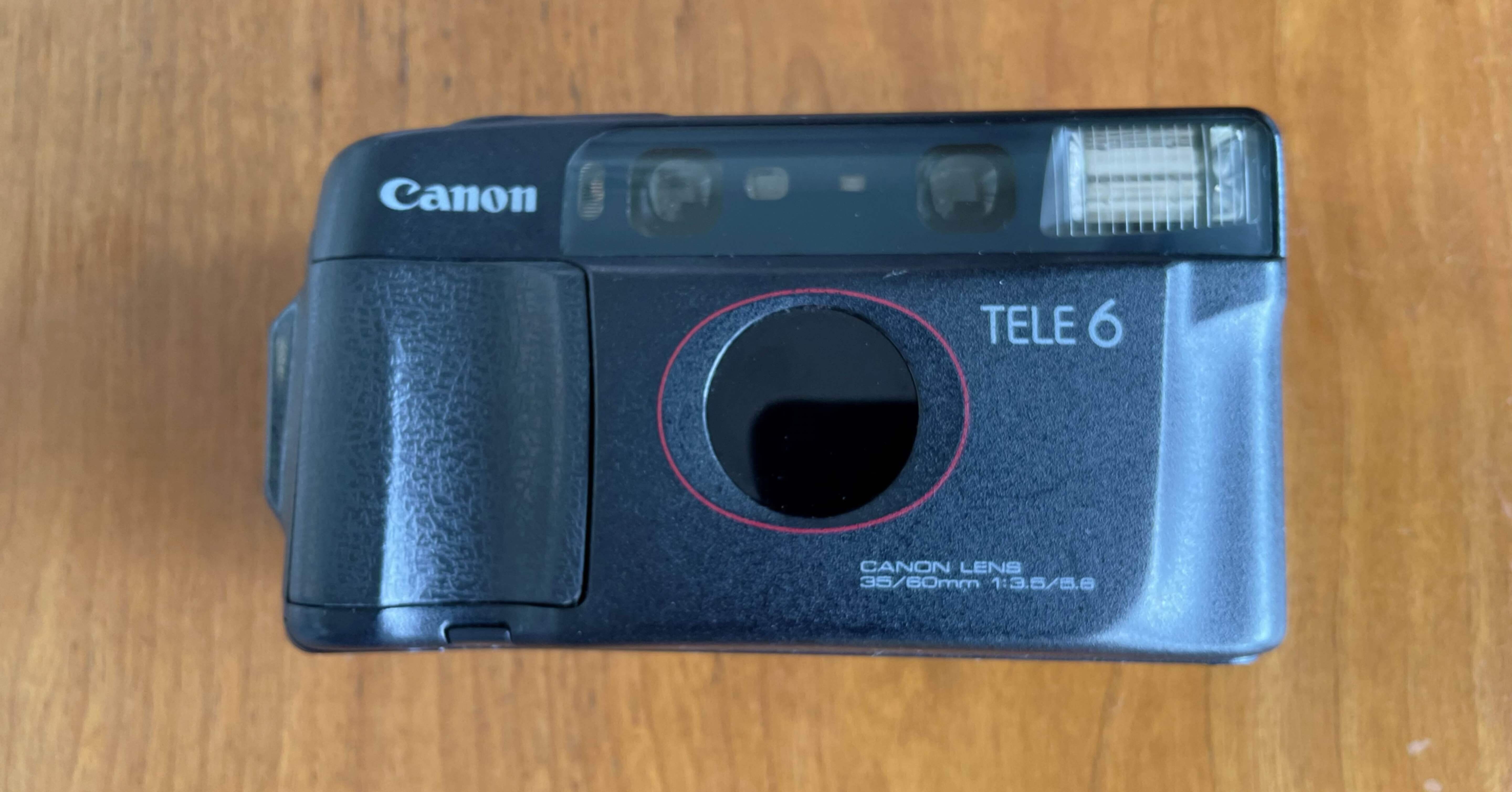 Canon Autoboy TELE6 キャノン コンパクトカメラ 現状品 PENTAX 17の価格がアレだったのでCANON AUTOBOY TELE6を買っちゃいまし