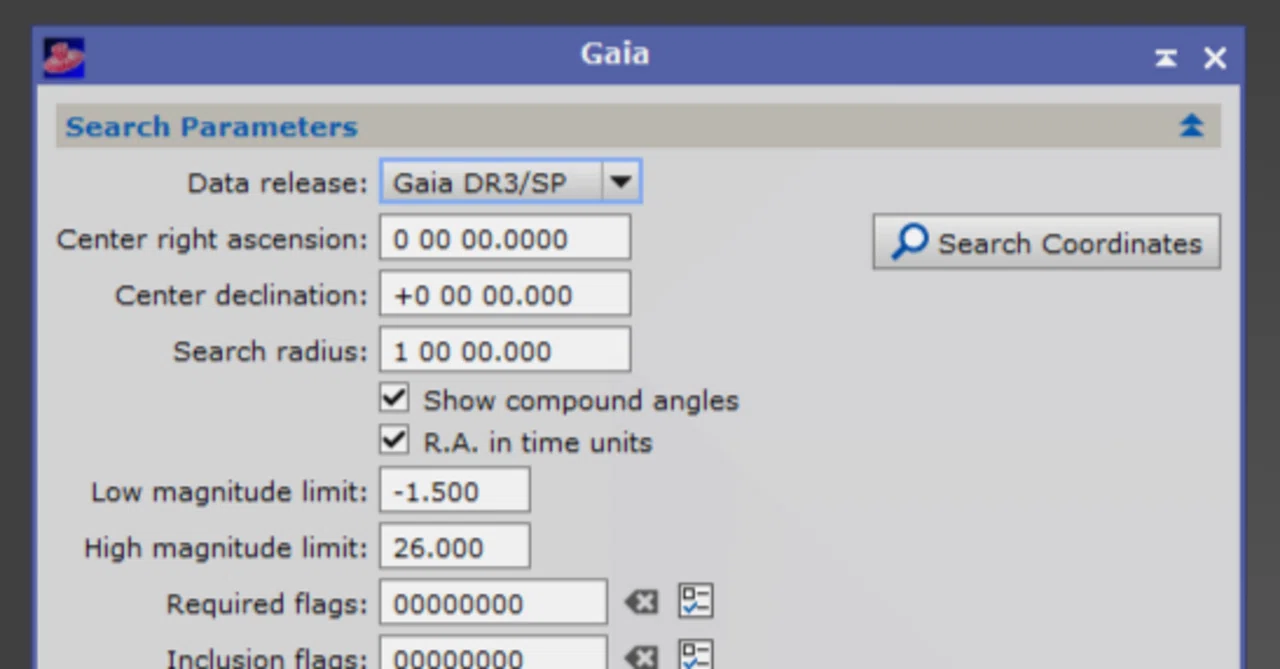 Gaia】PixInsightでGaia衛星データ取得＆設定｜ゴンカネ