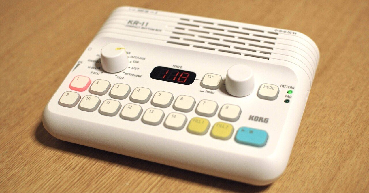 小さくてパワフル】 KORG (コルグ) KR-11 コンパクトリズム