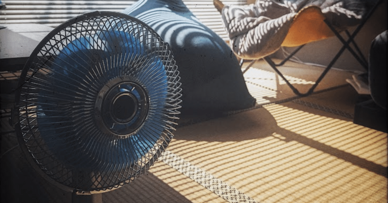 レトロ扇風機が和室にも合っておしゃれで良い｜FURUYA