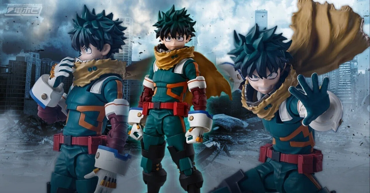 僕のヒーローアカデミア』緑谷出久がS.H.Figuartsでアクション