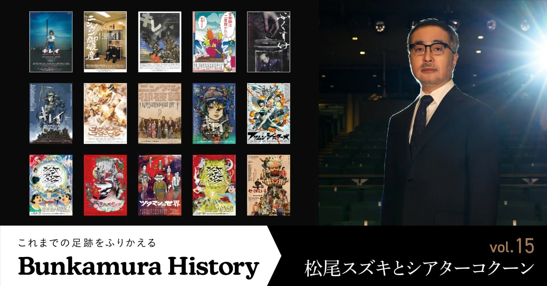 松尾スズキとシアターコクーンが紡いできた挑戦の歴史｜Bunkamura公式