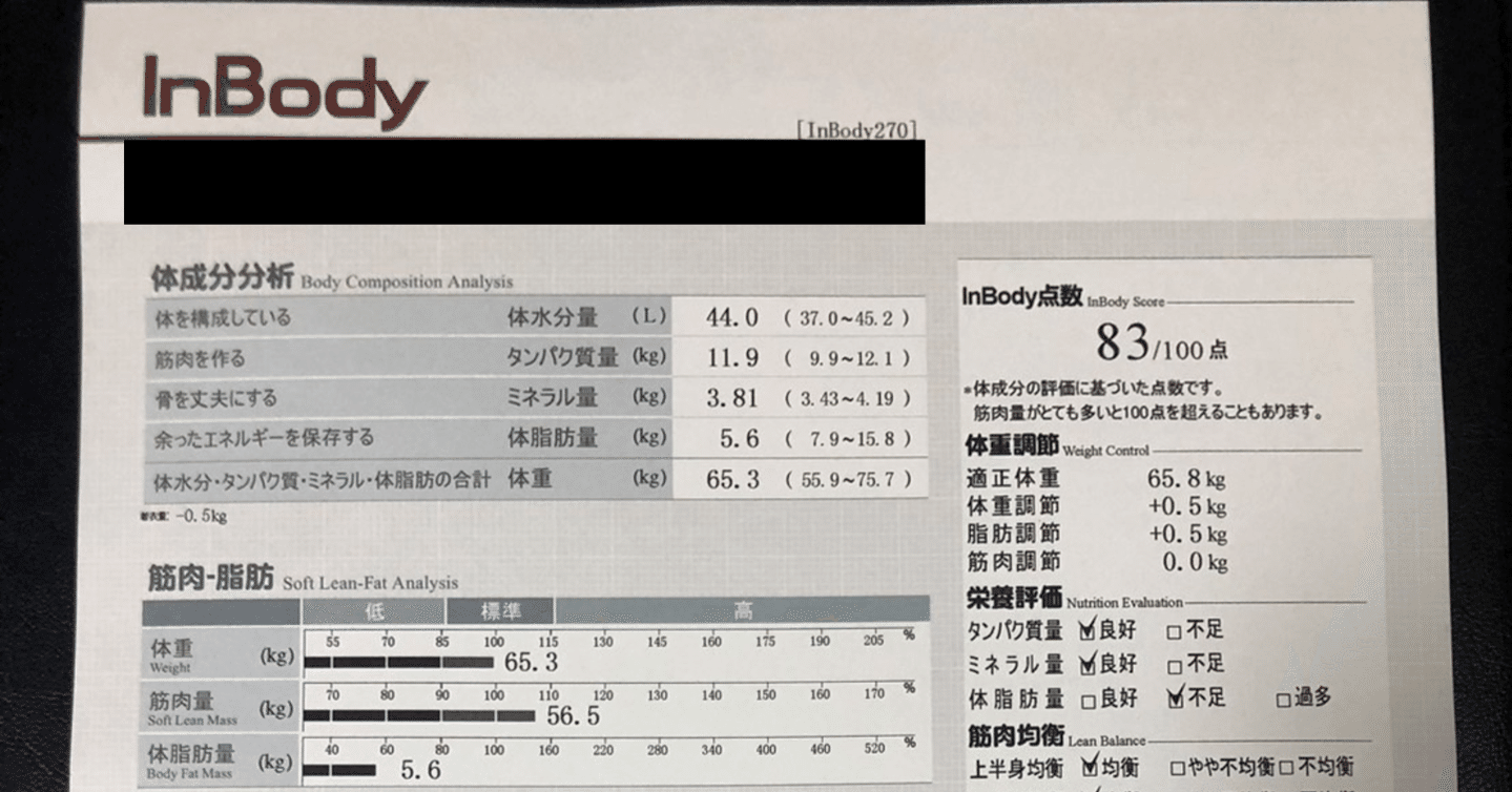 日録2024】初めてIn Bodyを使ってみたの巻｜草野球野郎のケヴィン町田