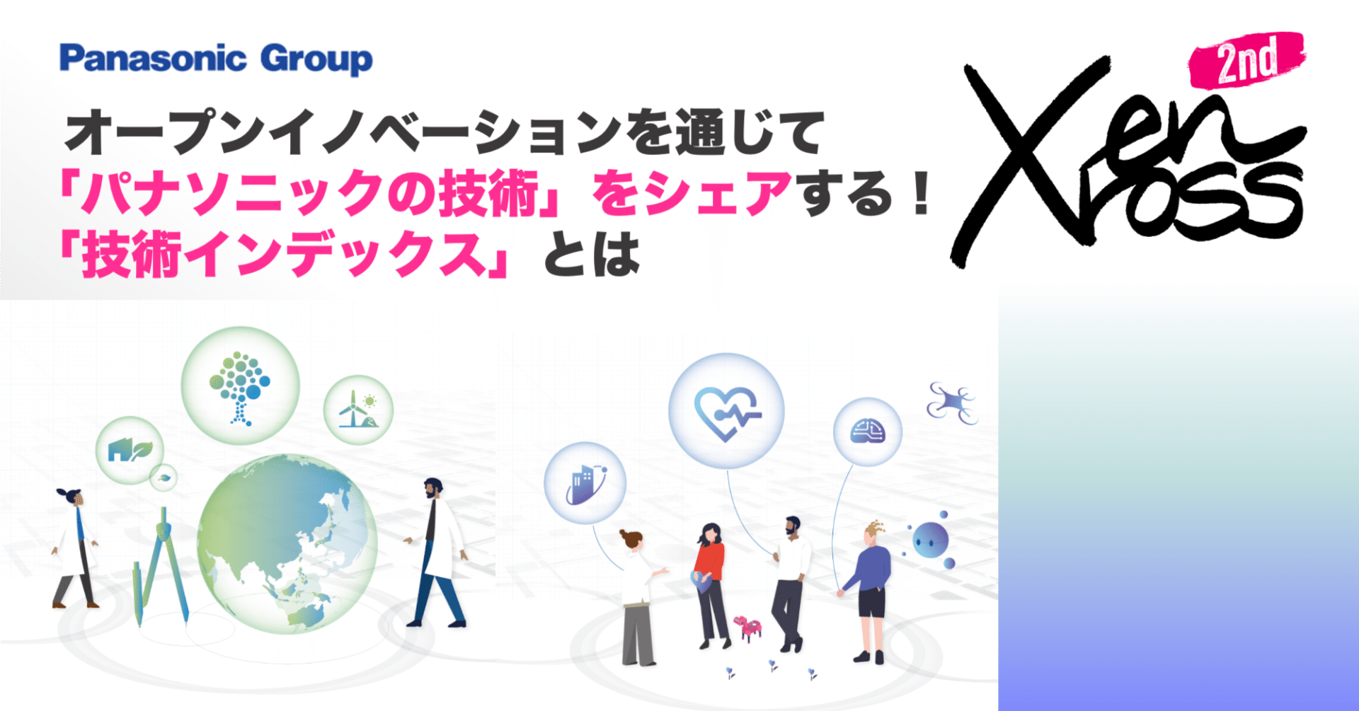 オープンイノベーションを通じて「パナソニックの技術」をシェアする