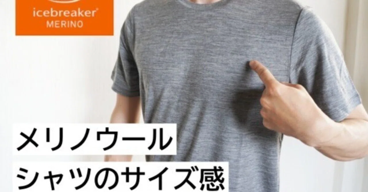 登山におすすめなメリノウール！アイスブレイカー半袖Tシャツ(メンズ
