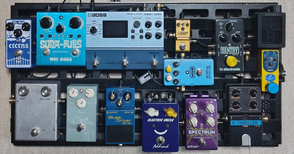 ファズとオーバードライブの使い方がキモとなる、亀本寛貴（GLIM