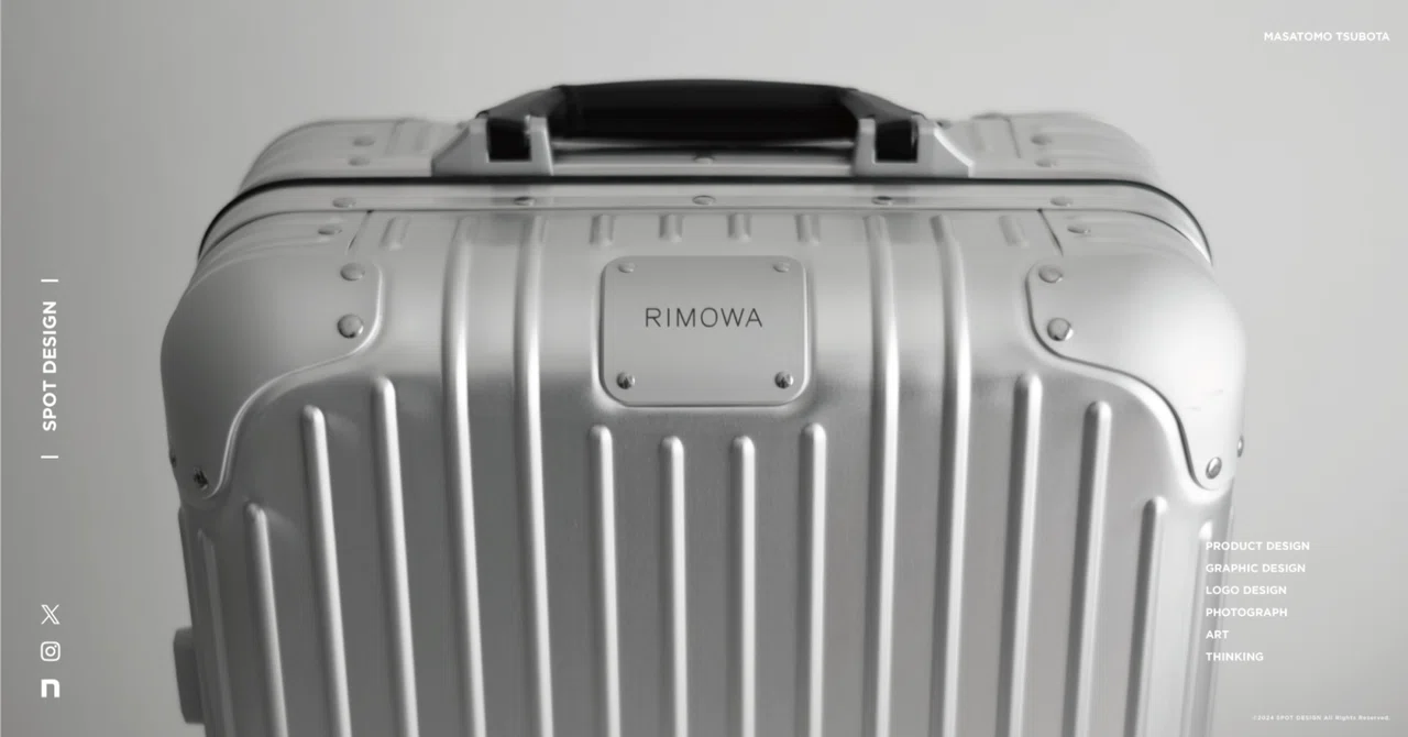 Rimowa スーツケース (旧Rimowaロゴ) デザイナーの逸品-05 Rimowa スーツケース (旧Rimowaロゴ) デザイナーの逸品-05