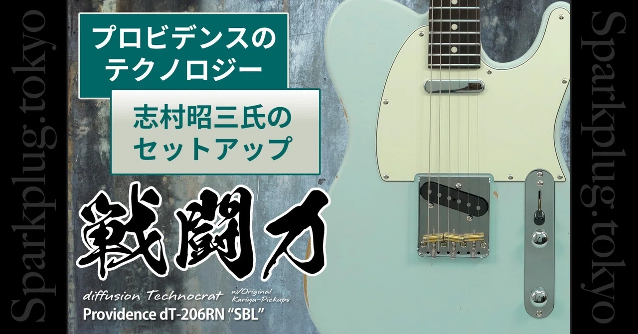 ソニックブルー！プロビデンス流TEモデル「Providence dT-206RN