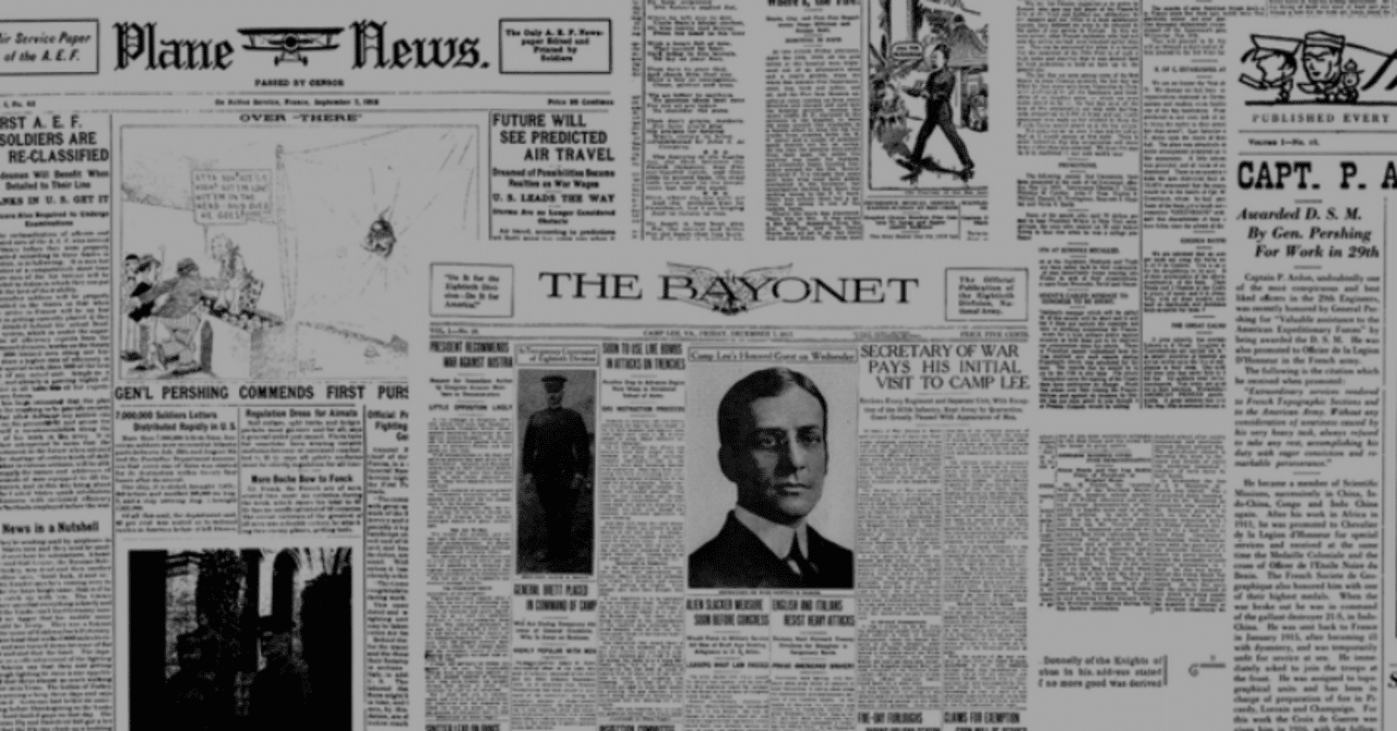 History Commons － World War I: Military Camp Newspapers
