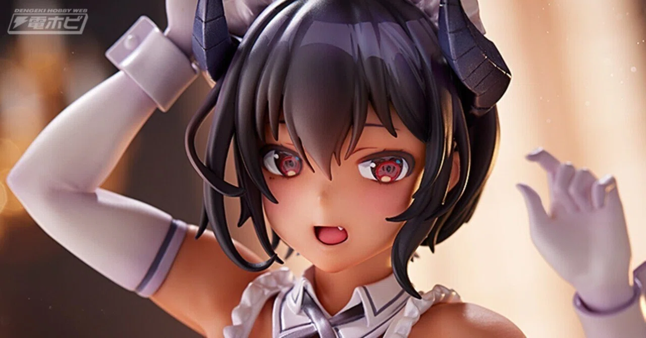 しなやかボディが丸出しなメイド衣装がセクシー過ぎる！オリジナル褐色