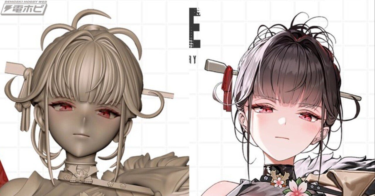 勝利の女神：NIKKE』サクラ-黒夜密行の1/7スケールフィギュアの3D