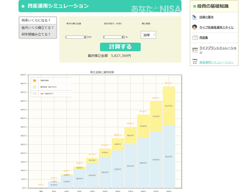 Screenshot_2019-09-24 資産運用シミュレーション ： 金融庁