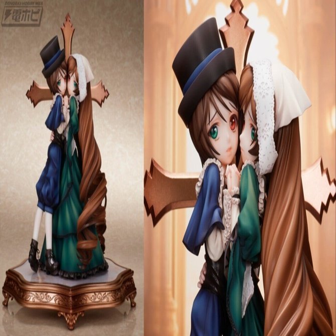 翠星石&蒼星石　ローゼンメイデン 完成品 フィギュア フレア 特別企画】【あみあみ展示撮り下ろし】まるで絵画のような美しさ