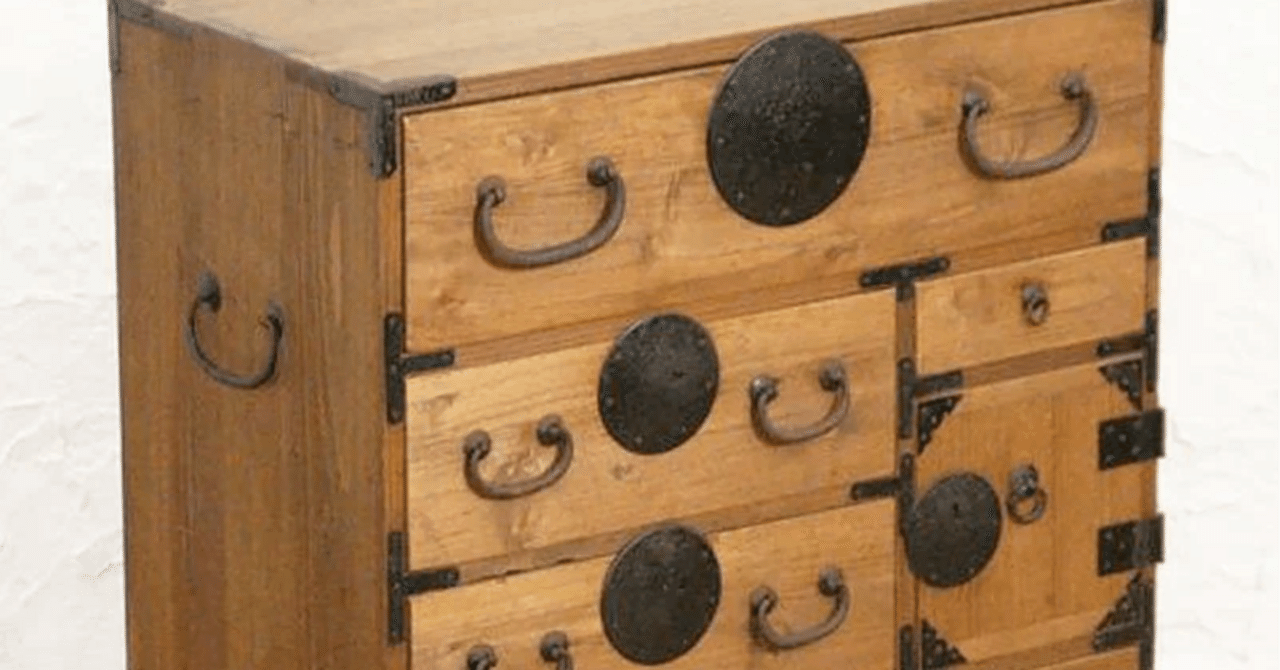 和箪笥各部の名称と引手金具の種類｜よみもの｜アンティークブルー