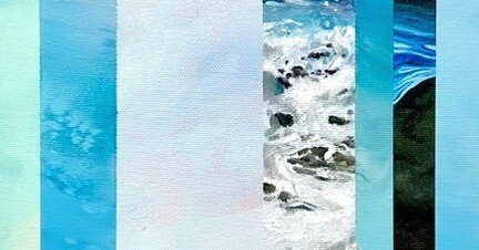 ★良品Togawa Takuya 油彩画 海の風景 ☆良品Togawa Takuya 油彩画 海の風景