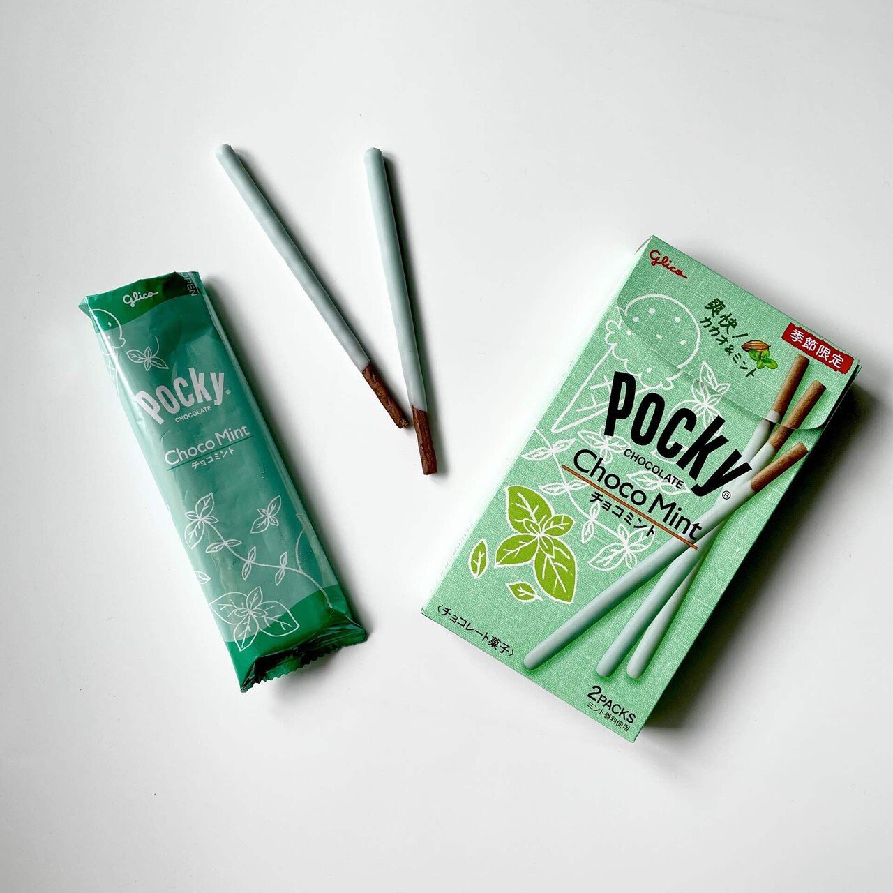 グリコ チョコミントポッキー 100箱 チョコミントレポートvol.26〜グリコ ポッキー チョコミント〜｜しげ