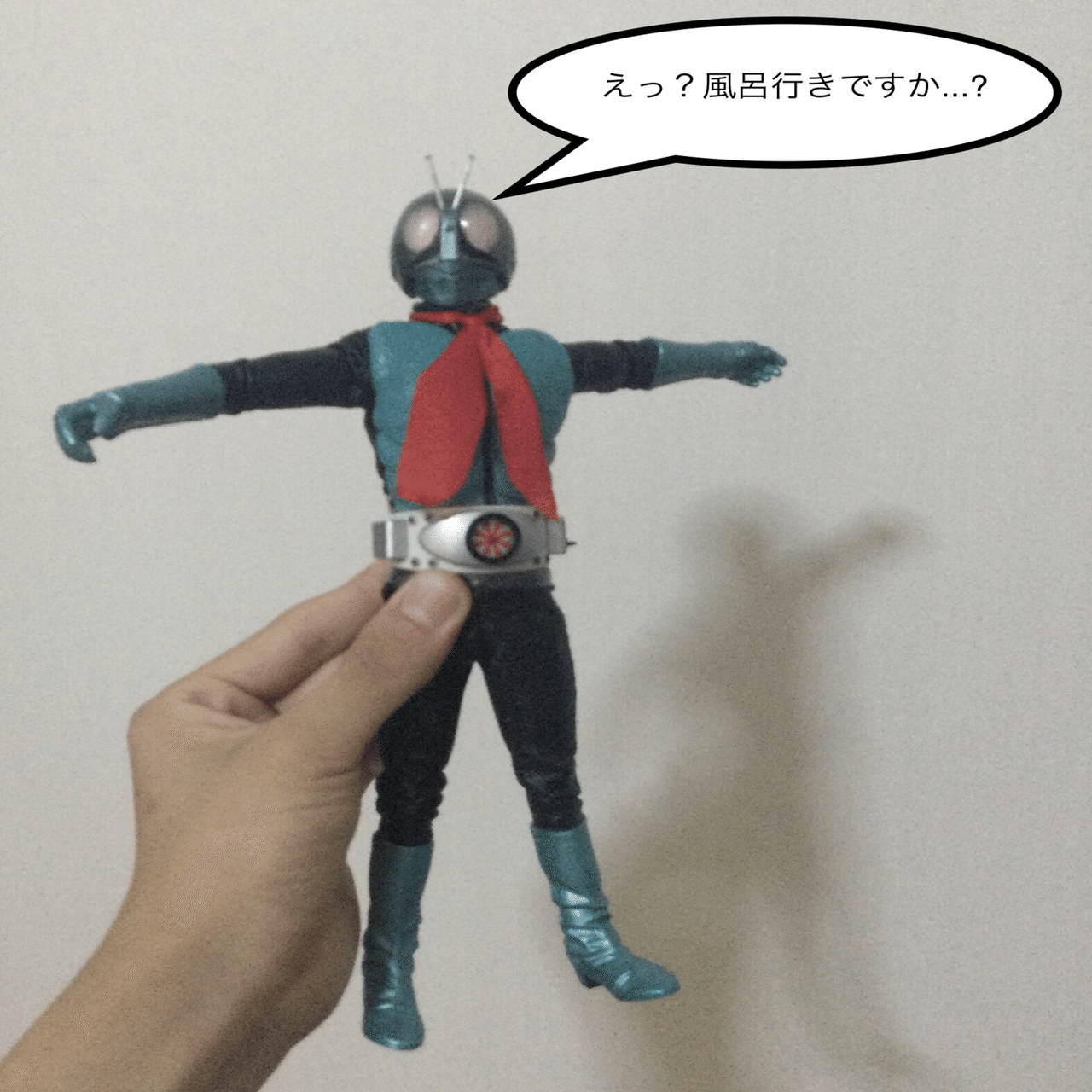 RAH220DX 仮面ライダー旧1号の修復｜自由なダム・ガン