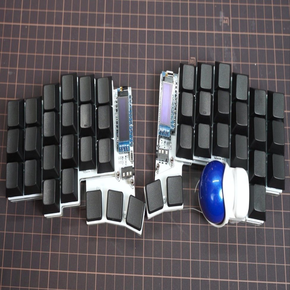 自作キーボード「Keyball44」作ってみた｜まつげ人間