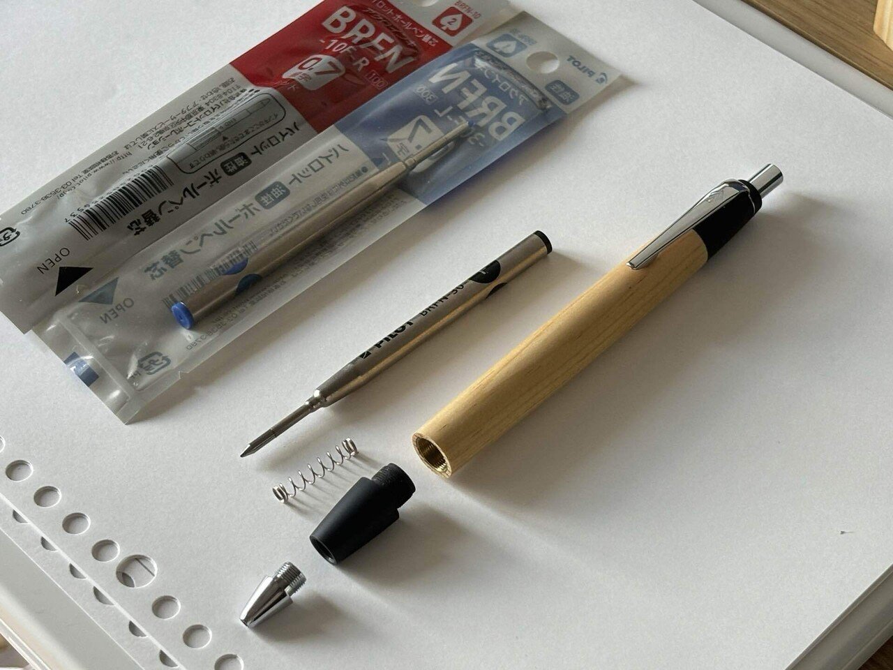 野原工芸 山桜 シャープペンシル 新型 ふるい シルバー金具 野原工芸 山桜 シャープペンシル 新型 ふるい シルバー金具