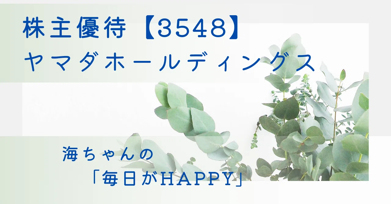 株）ヤマダホールディングスの株主優待【9831】2024年3月分が届きまし