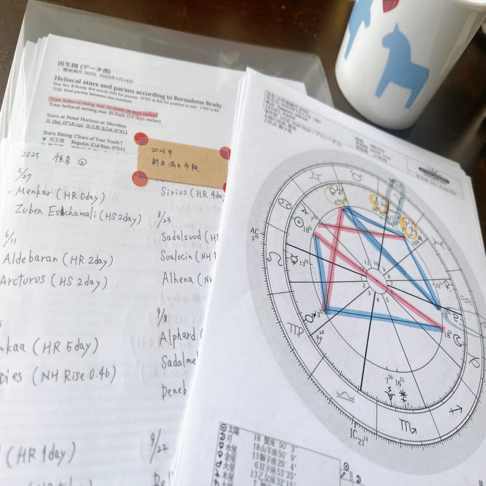 有料級？】あわゆき的スターゲイザー占星暦の使い方(星詠み年間予報