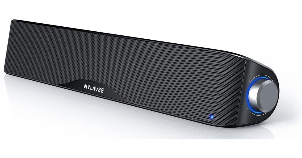 Nylavee PCスピーカー サウンドバー Bluetooth5.0 & AU 🎵 Nylavee PCスピーカー サウンドバー：究極のオーディオ体験を