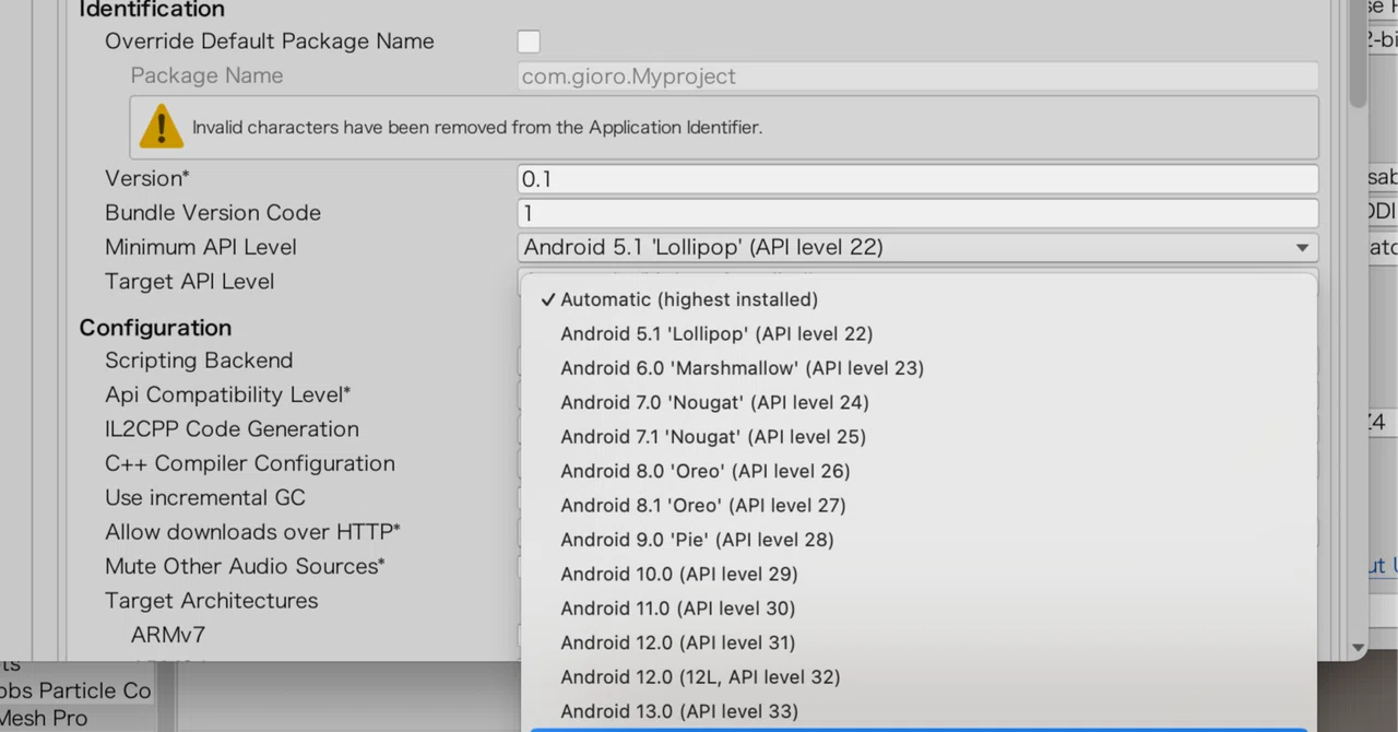 Module Launcher Work Chip 'compileSdkVersion' to be set to 34 or higher. Compilation target for ...