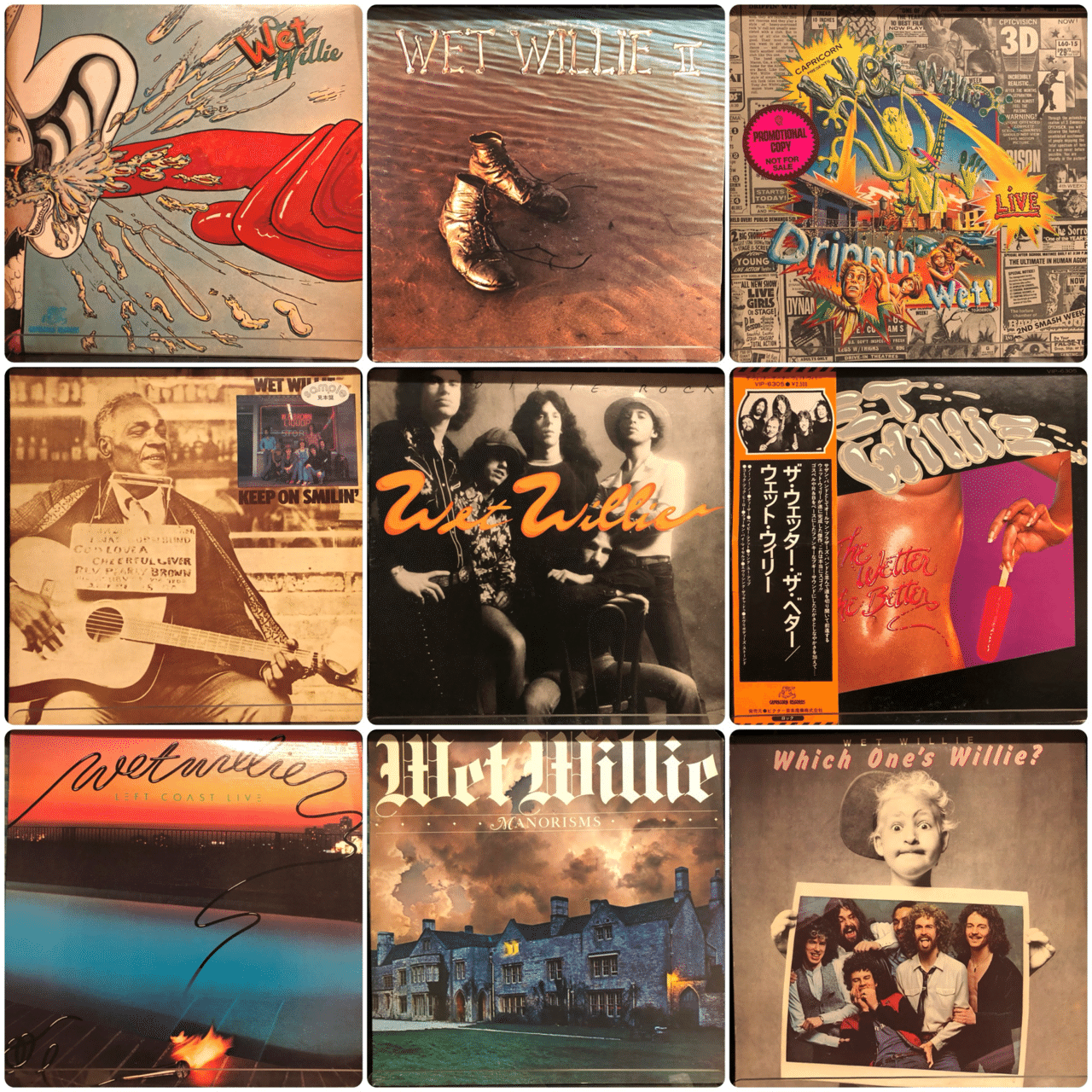 ウェット・ウィリー・グレイテスト・ヒッツ／ウェット・ウィリー ('77